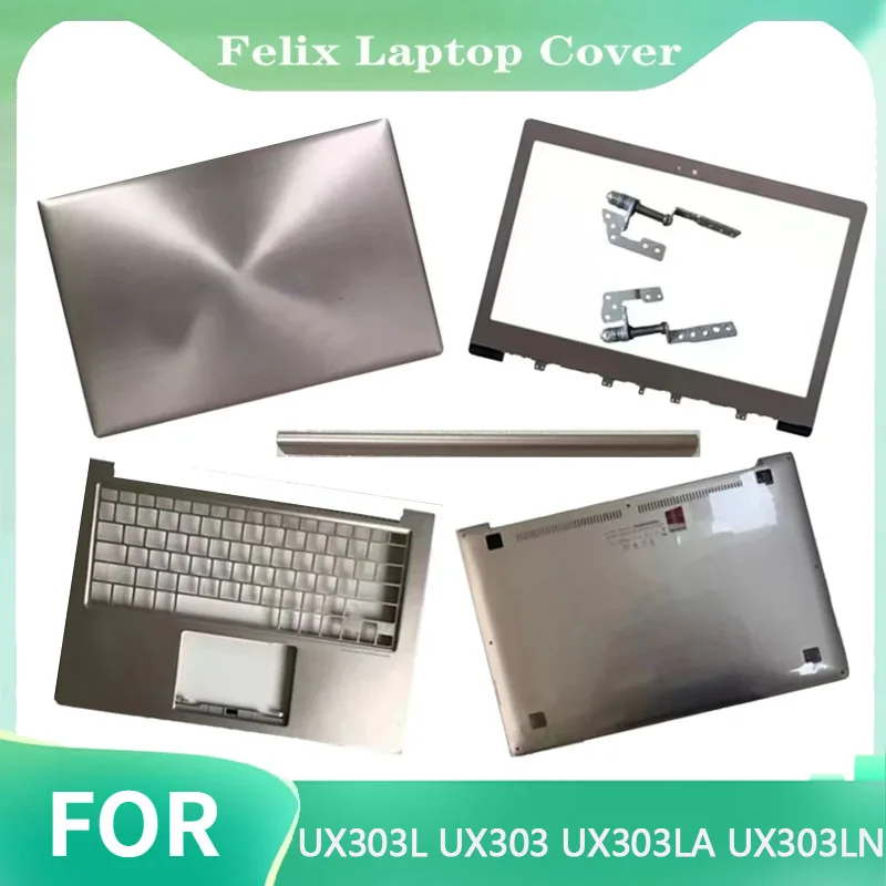 

New No Touch Screen Back Cover For UX303L UX303 UX303LA UX303LN Laptop LCD Front bezel/Hinges Cover/Palmrest/Bottom Case