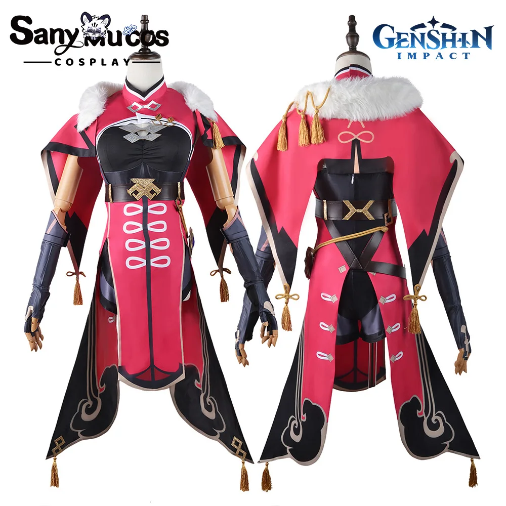 Em estoque sanymucos beidou cospaly genshin impacto beidou vestido cospaly outfit comic-con presentes de aniversário e feriado plus size
