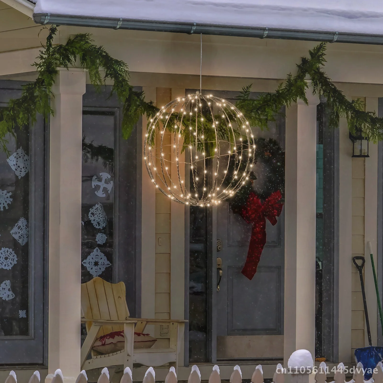 

Рождественское украшение со светодиодной подсветкой - независимая станция, новая сфера, светящийся шар для праздничного освещения