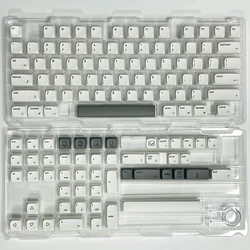 Teclas XDA PBT para teclado mecánico personalizado, 127 teclas, inglés, japonés, ruso, coreano, tailandés, para Apple MAC, Cherry MX