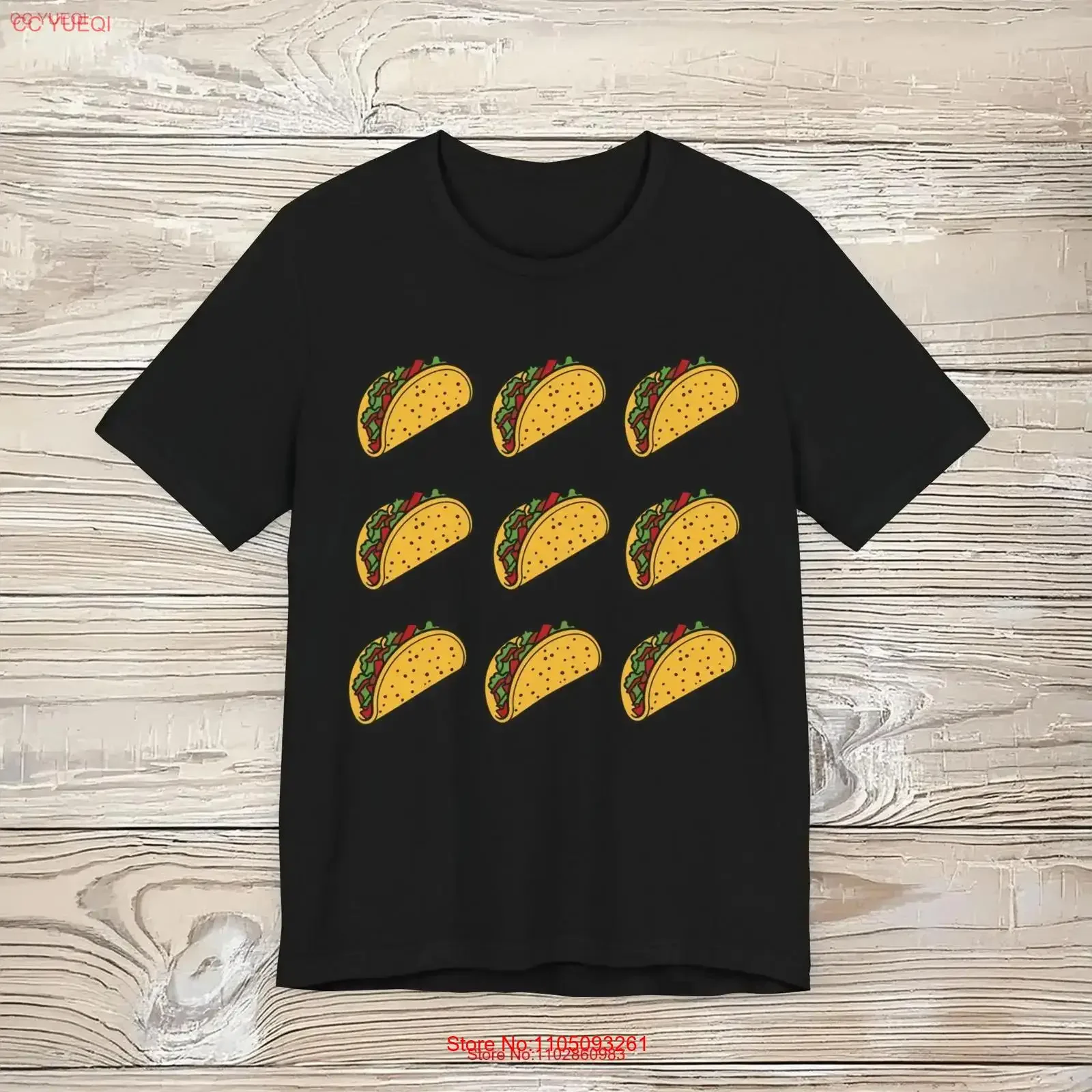 

Taco Lover T Shirt Foodie Funny Tuesday Jersey vintage Washed Breathable homme Casual streetwear Versatile Unisex graphic