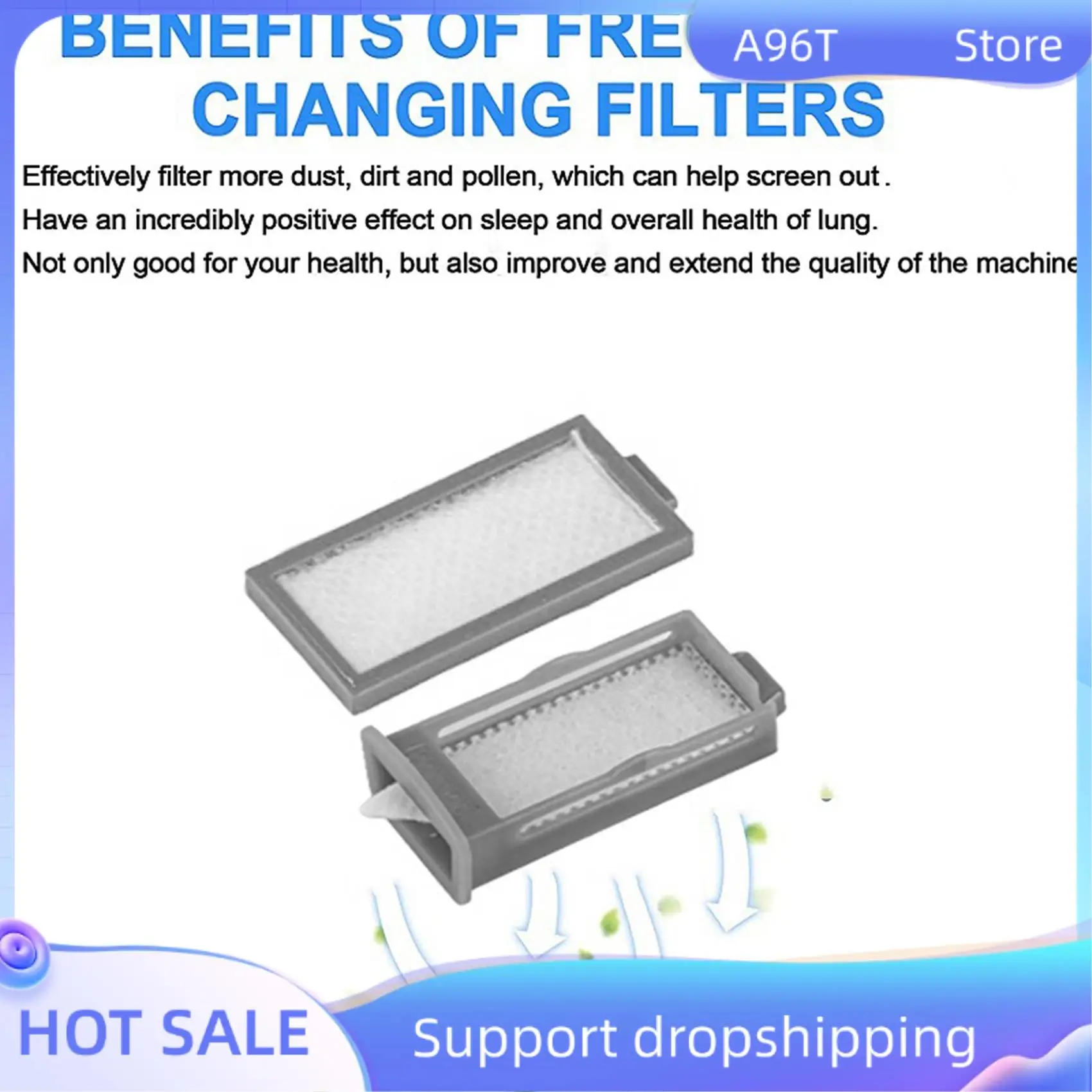 

A96T 10PCS CPAP-Filters For -Respironics Dreamstation 2 Reusable Pollen Filters Disposable Ultra-Fine Filters Supplies