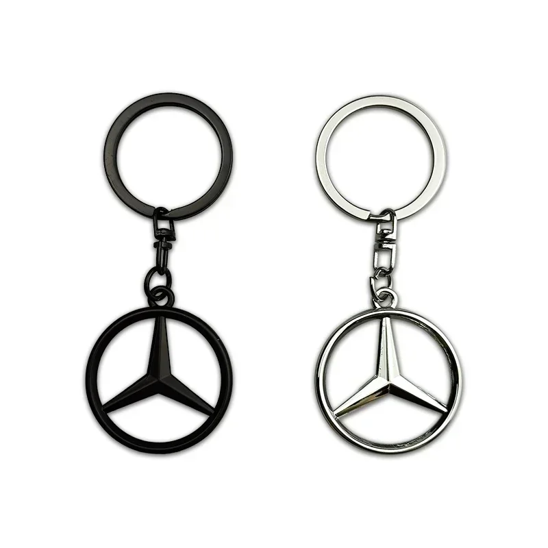 Metal Car Keychain Key Ring Key Holder Key Accessories for Mercedes Benz W210 W211 W124 W176 W203 W204 W212 W205 CLA CLK GLA GLC