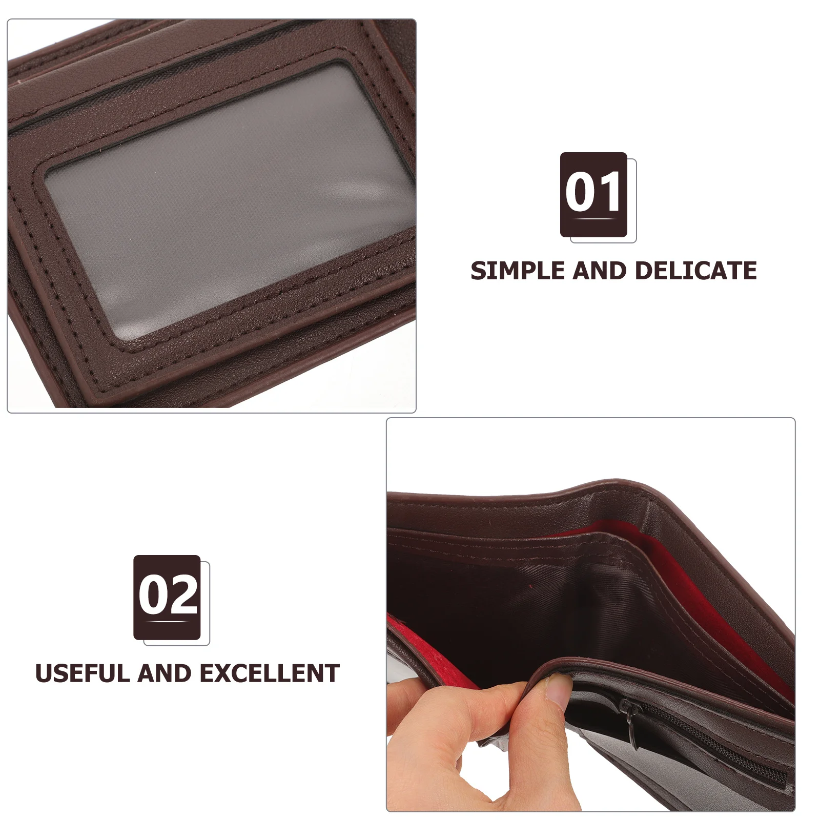 

Men Alligator Texture Small Bifold Wallet Vintage Purse Portable Travel Coin Card Holder for Men Cool Mens Wallet