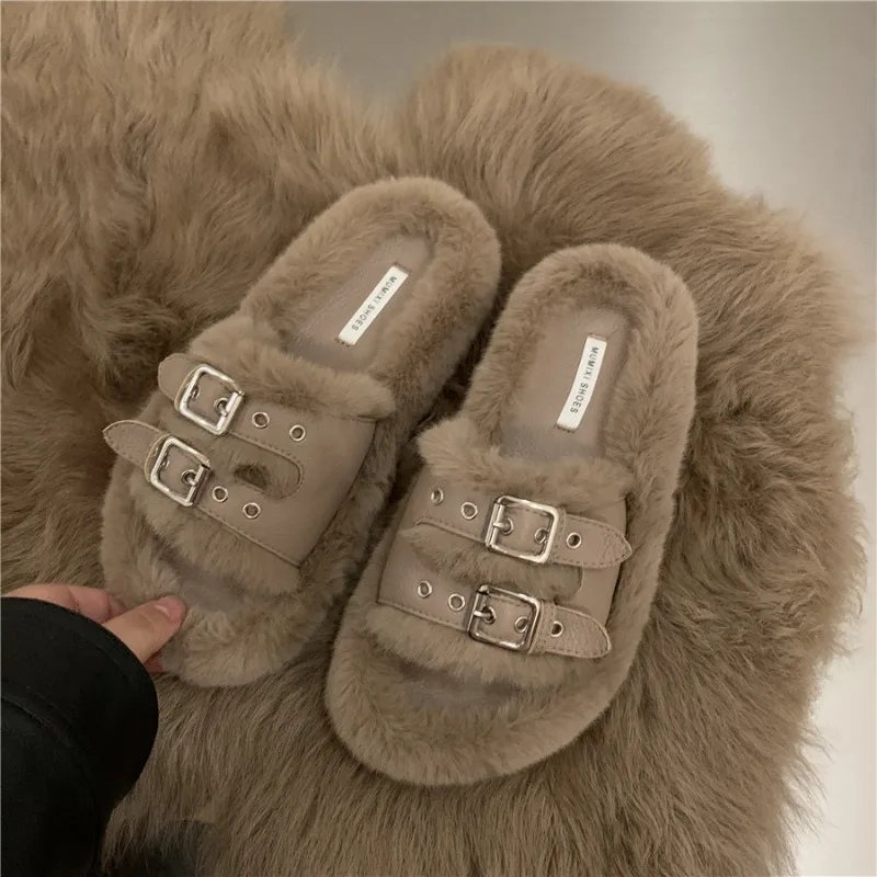 New Fashion Women's Cotton Slippers Winter Women's Shoes Plush Warm Slippers Ladies Thermal Shoes Warm Cotton Shoes for Women