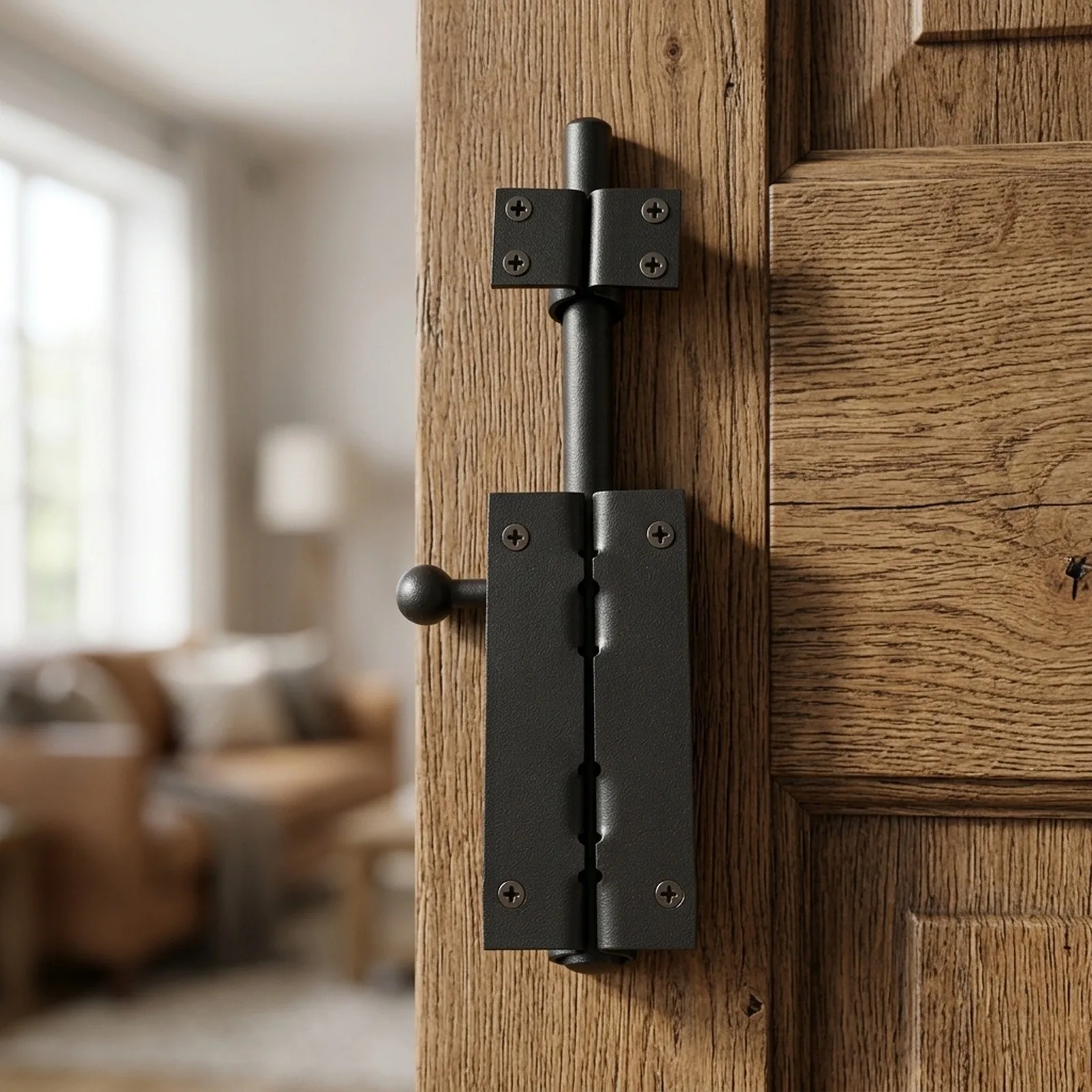 Sliding Latch Lock for Doors For Windows and Fence Applications Rust Resistant 201 Stainless Steel Construction