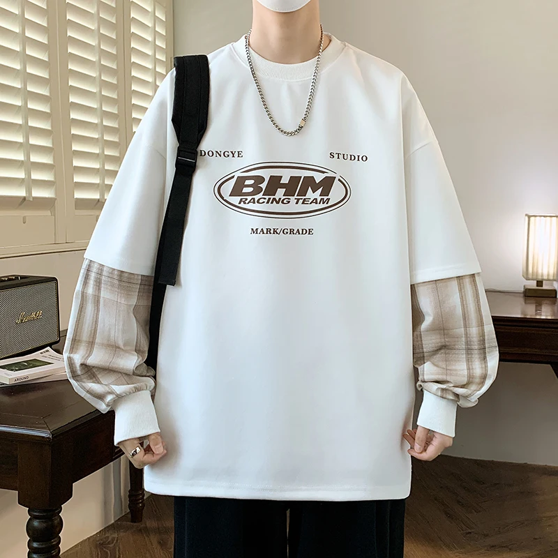 العصرية الرجال Hatless هوديي المألوف القطن تنفس جولة الرقبة عارضة البلوز البلوز مريحة الشباب PopularTop #3