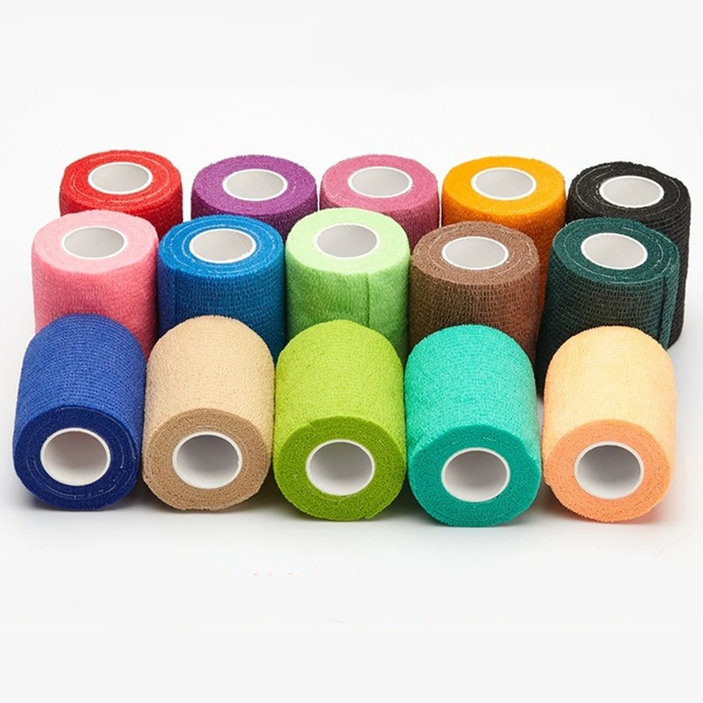 10 Pcs Disposable Bandage Tattoo Sport Wrap Tape Self Adhesive Elastic Bandage Tape Tattoo Permanent Makeup Accessories