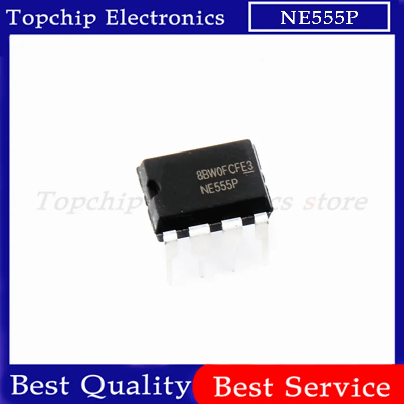 10–100 Stück integrierte Schaltkreise NE555 NE555P 555 DIP-8 Timer IC Chip