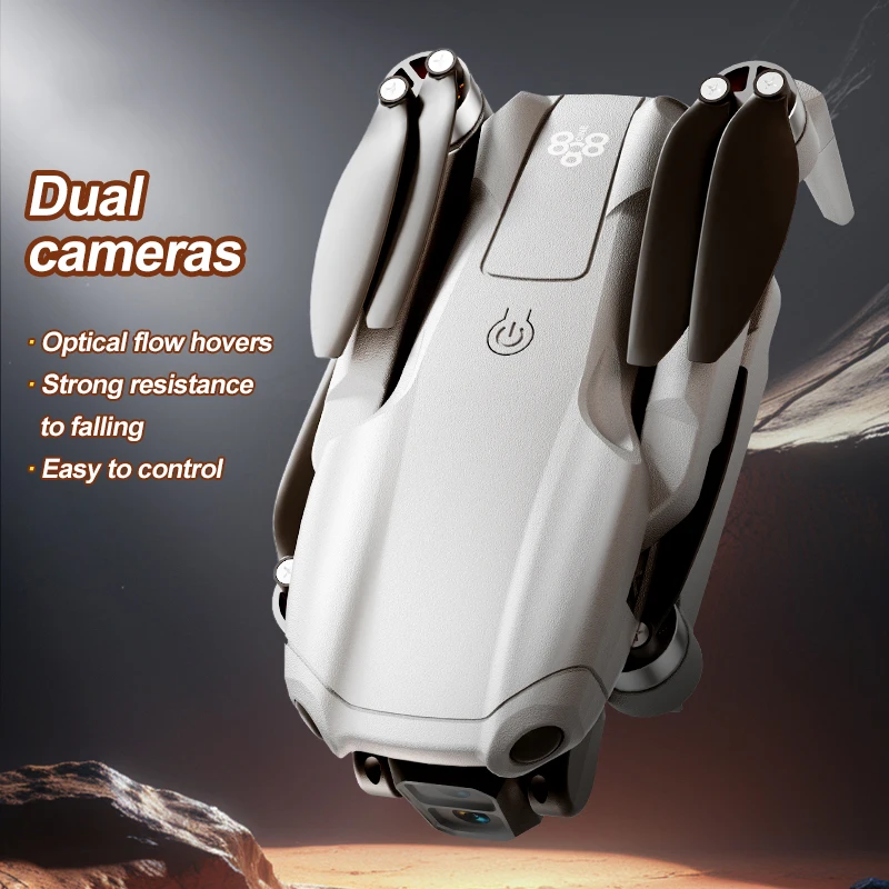 長時間飛行ドローン、ブラシレスモーター、高画質カメラ、360 °   ローリング、インテリジェントな障害物回避、オプティカルフローポジショニング、最高の贈り物！