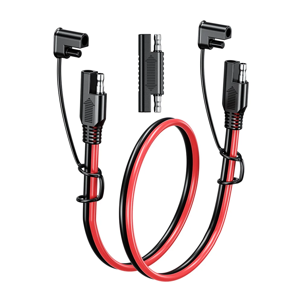 Battery Charging Cable SAE To SAE 12V-36V Car 16AWG Line Quick Disconnect Extension Cable Solar Plug Cord Power Cable Connector