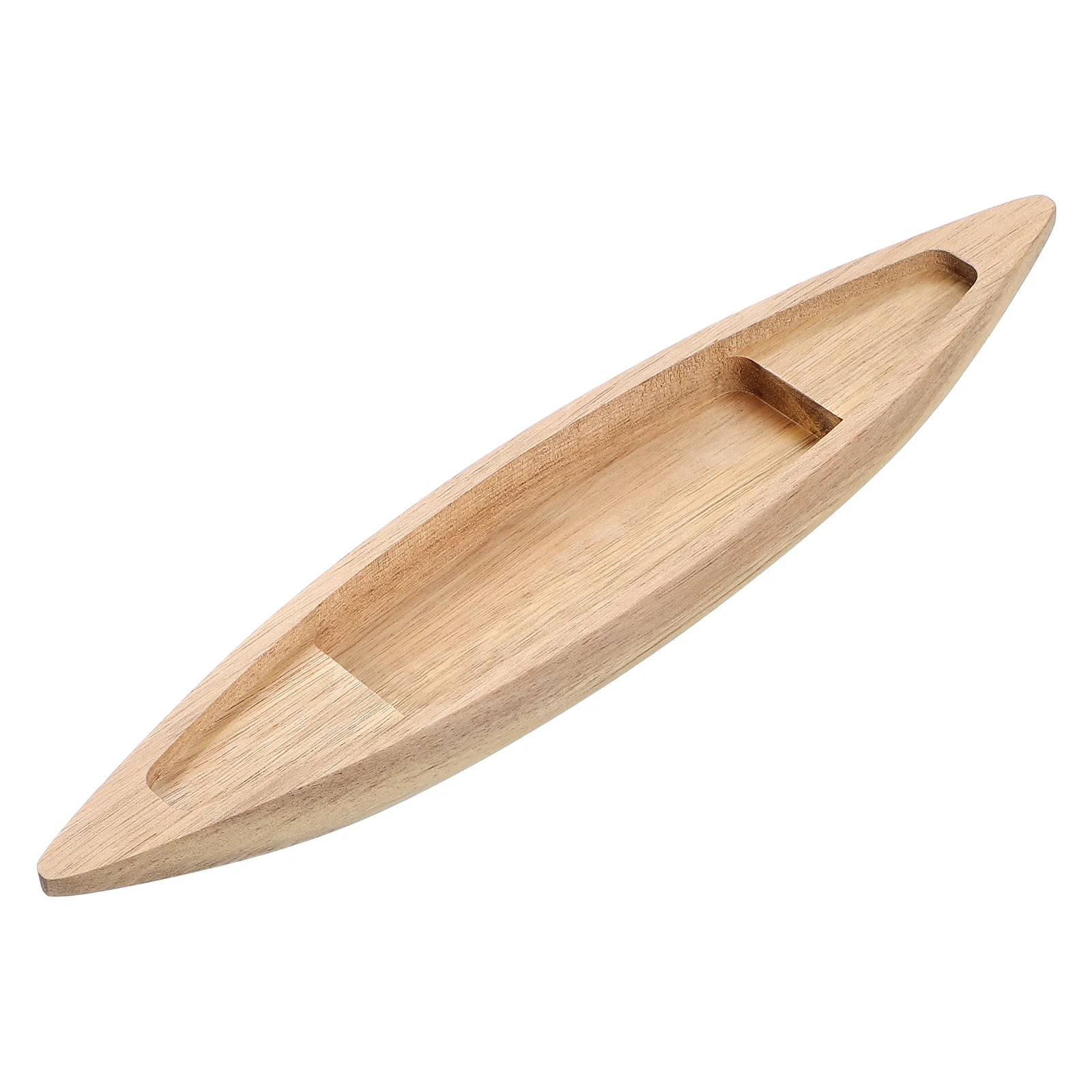 

Decor Decoration Crafting Boat Model Miniature Canoe Wood Desktop Crafts Wedding