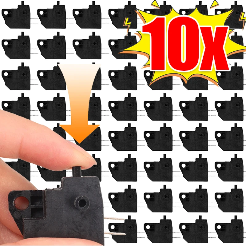 AliExpress NONE 2~10PCS Motorcycle Disc Brake Switch Front Stop Light Lever Button for Scooter E-bike Dirt Bike Handlebar Control Accessories
