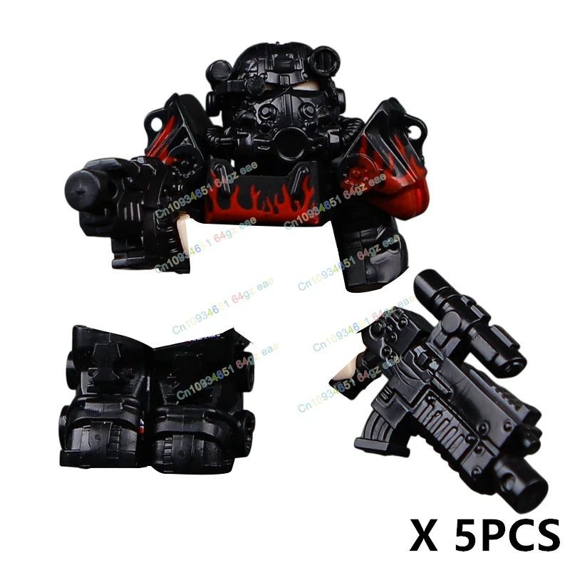 CD716 Anime Game Series Zwaar pantser Ridders Armor Accessoires Bouwstenen Actiefiguren Kinderpuzzel Speelgoed Geschenken