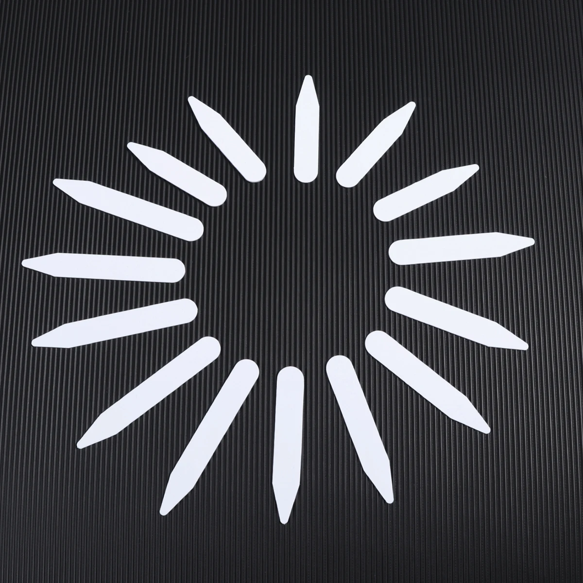 200 قطعة طوق يبقى الرجال القمصان مقوي هش البلاستيك الأبيض مقاسات متينة 2in 5 سنتيمتر 25in 62 سنتيمتر 28in 7 سنتيمتر #6