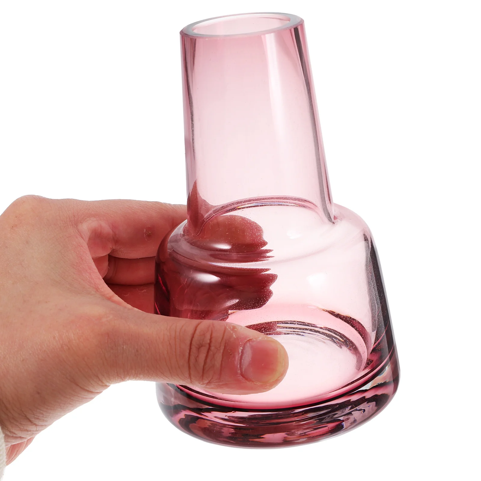 

Aesthetic Flower Vase Decor Clear Decorative Vases Centerpiece Minimalism Style