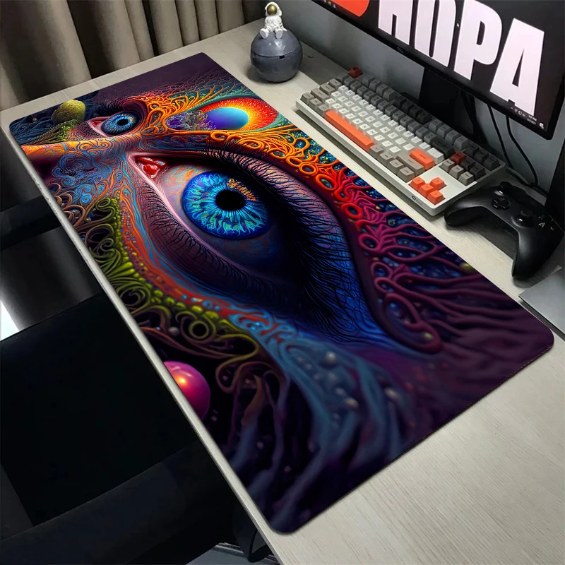 Ethnic Style Mouse Pad Mousepad Gamer Office Accessory Magic Mat Aesthetic Xxl Mause Ped Art Table Computer Desk for Compuradora