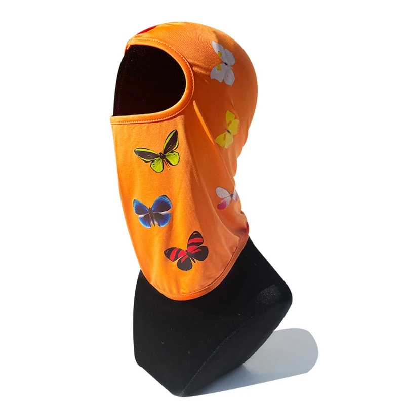 UV for Protection Balaclava Face Mask for Butterfly Print for Sun Hood Cycling