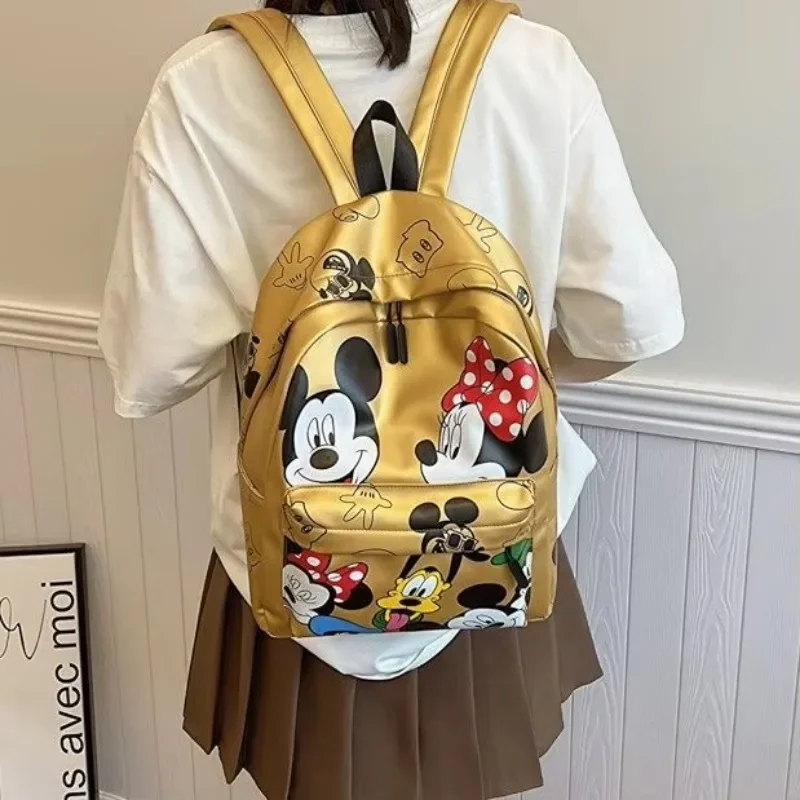 MINISO Disney Zaino simpatico cartone animato in stile coreano per ragazze - Borsa da viaggio e scuola di grande capacità, Kawaii trendy e funzionale