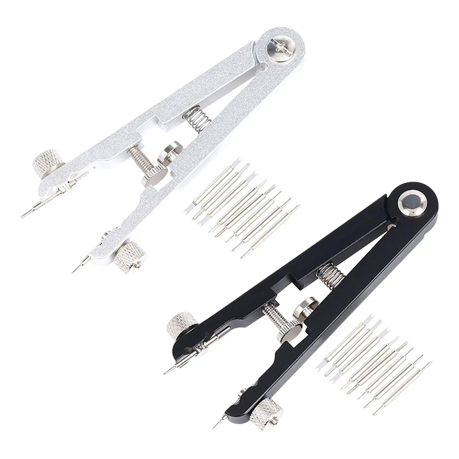Watch Spring Bar Plier, Watch Repair Parts, Home Watchmaker Strap Removal Repair Fix, Spring Bar Tweezer Plier with Tips Pins