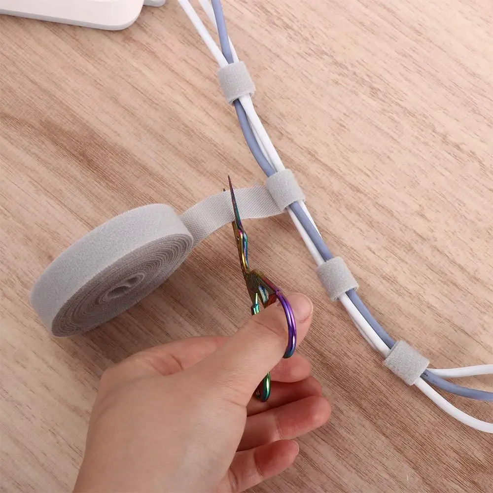 Double-Sided Self Gripping Fastener Cable Organizer Straps Fastening Cable Ties Cable Fixing Straps Cable Fixed Harness