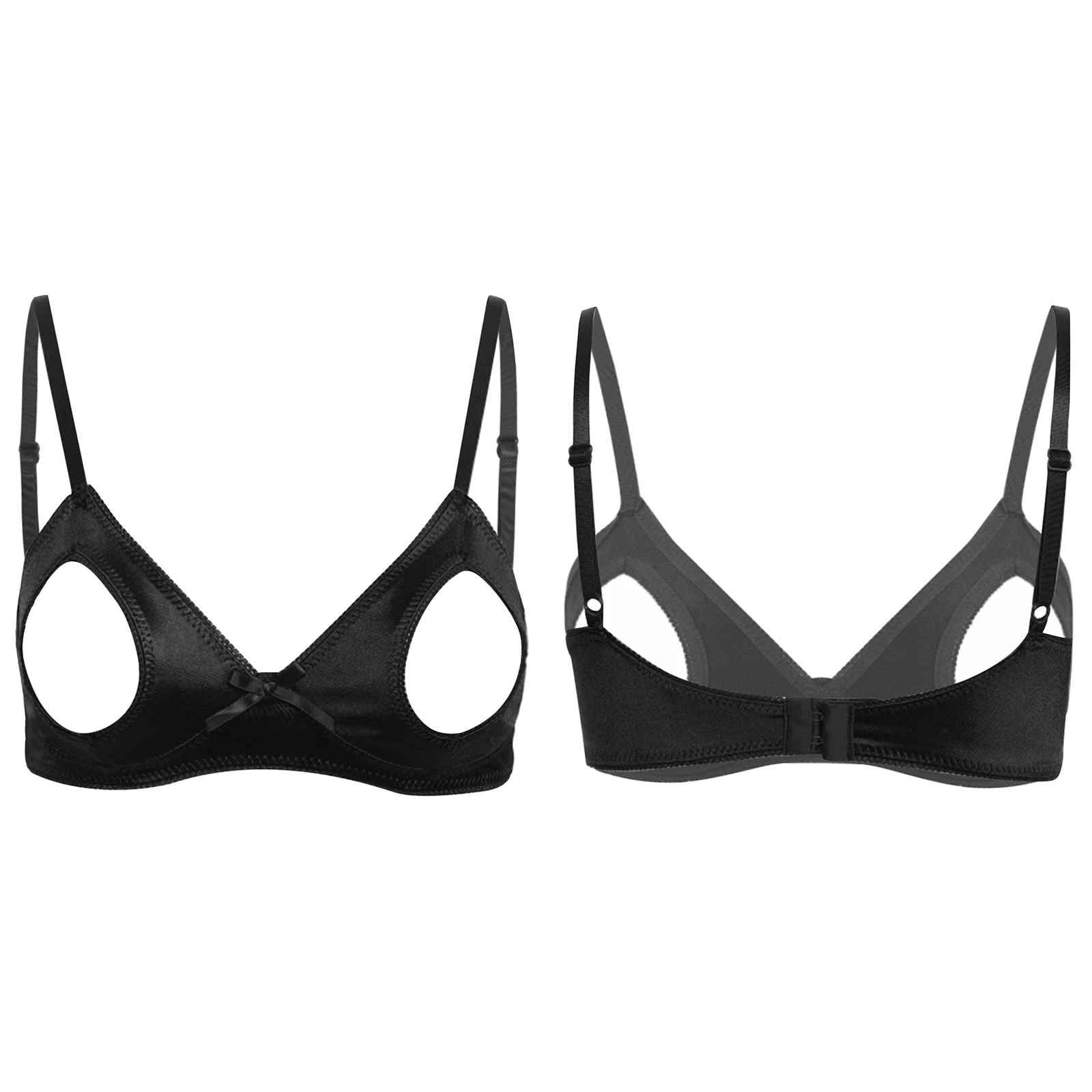 

Женское нижнее белье, бюстгальтер с вырезом, нижнее белье с открытым вырезом, топы с бюстгальтером, регулируемые бретели, бюстгальтер с кружевной отделкой для Дня святого Валентина, грязная ночная рубашка для пары