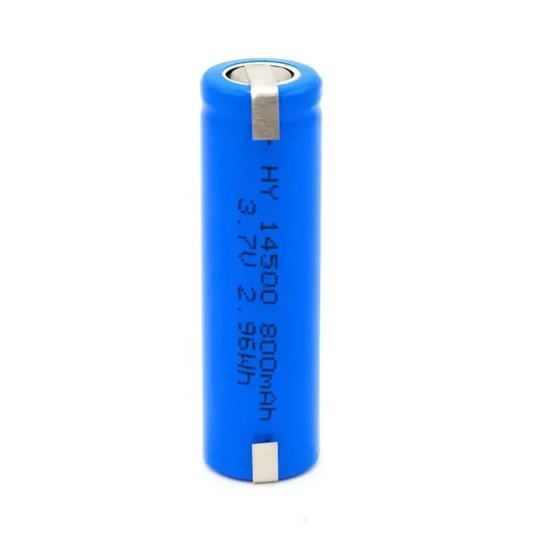 3.7V 800mAh 14500 Lipo Battery for JJRC C2 D828 RC Car Parts 14500  for RC Stunt Dump Car Battery Toys Accessories +nickel Sheet