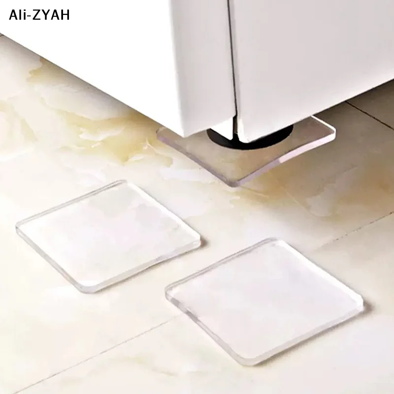 Jet Home Bathroom Mats - 4/12Pcs Anti Vibration Non-Slip Mat Washing
