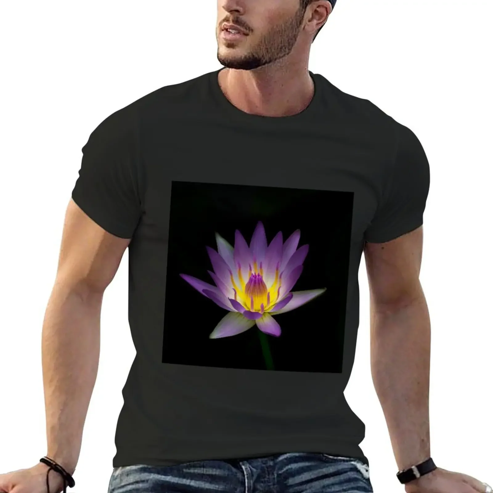 

lotus silk lotus silk flowers T-Shirt anime figures plus size clothes graphic t shirts hippie clothes plain white t shirts men