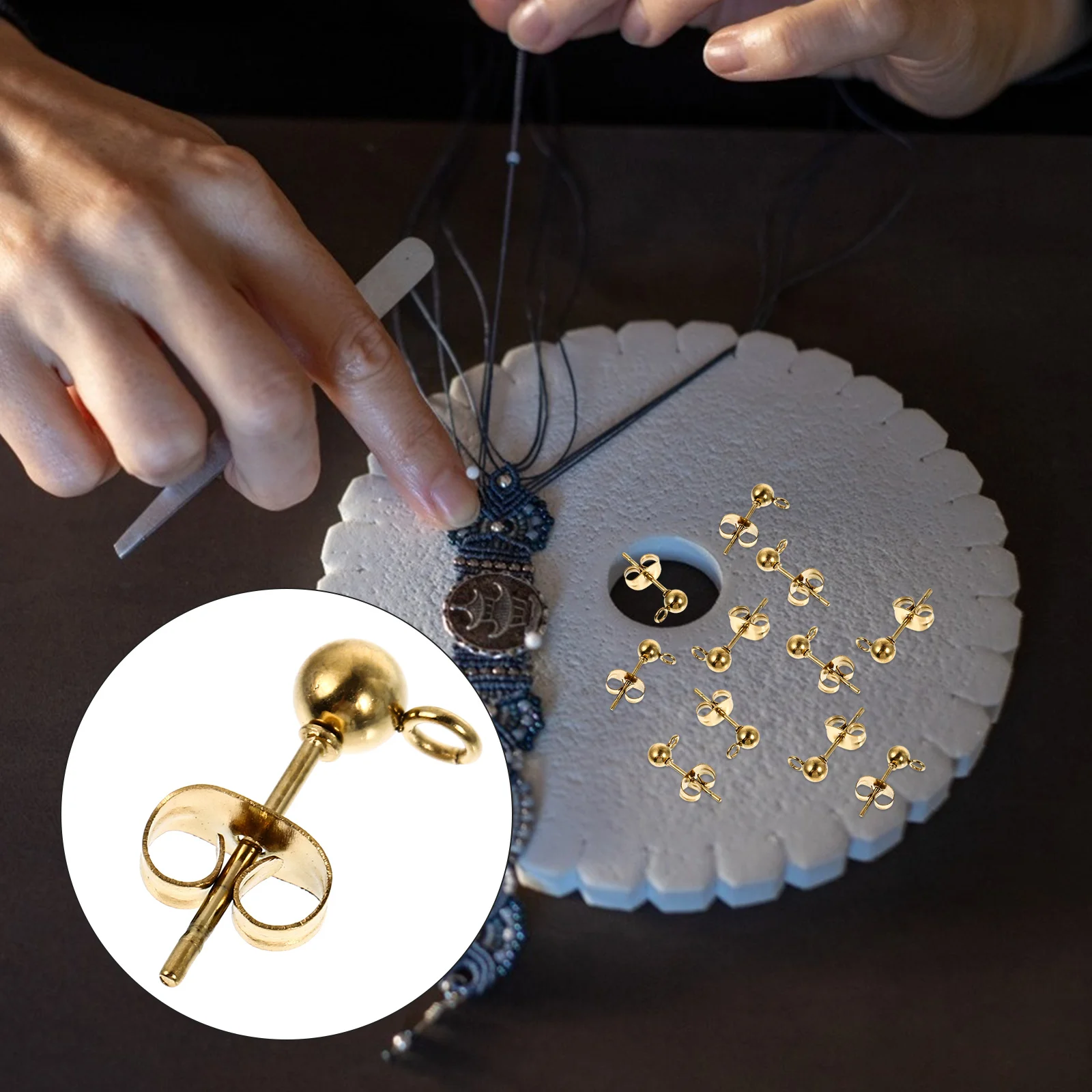 

20Pcs Creative Earrings Fine Workmanship Special Crowd Gift Friends Family Ear Decor DIY Ear Ring Creative Earrings Accessories