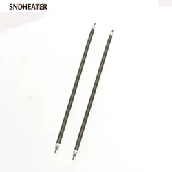 SNDHEATER 110 V/220 V Elemento Riscaldante Forno 6.6mm * 410/430/440/445mm Verde 304SS Resistenza Al Riscaldamento Dell'aria Calda 400 W 2 pz/lotto