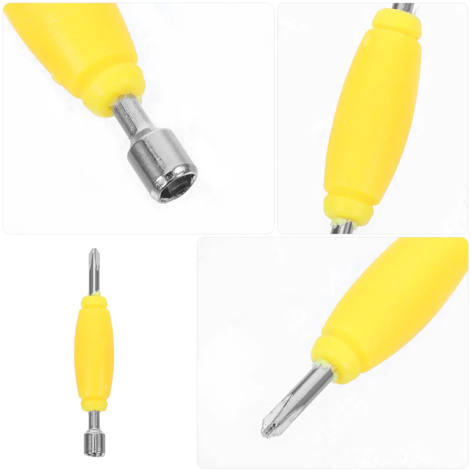 Tournevis de touche à double pointe, Mini outil métallique pour la réparation du bout des doigts, accessoires de Skateboard, outils manuels 6 pièces