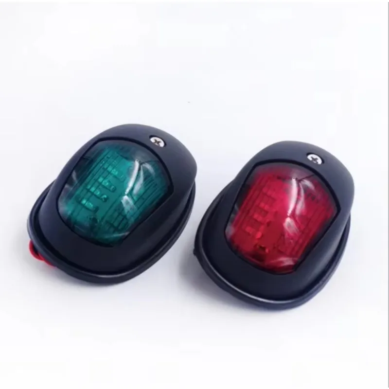 

STLF 12V LED Black Housing Side Red or Blue Marine Navigation Light High Quality