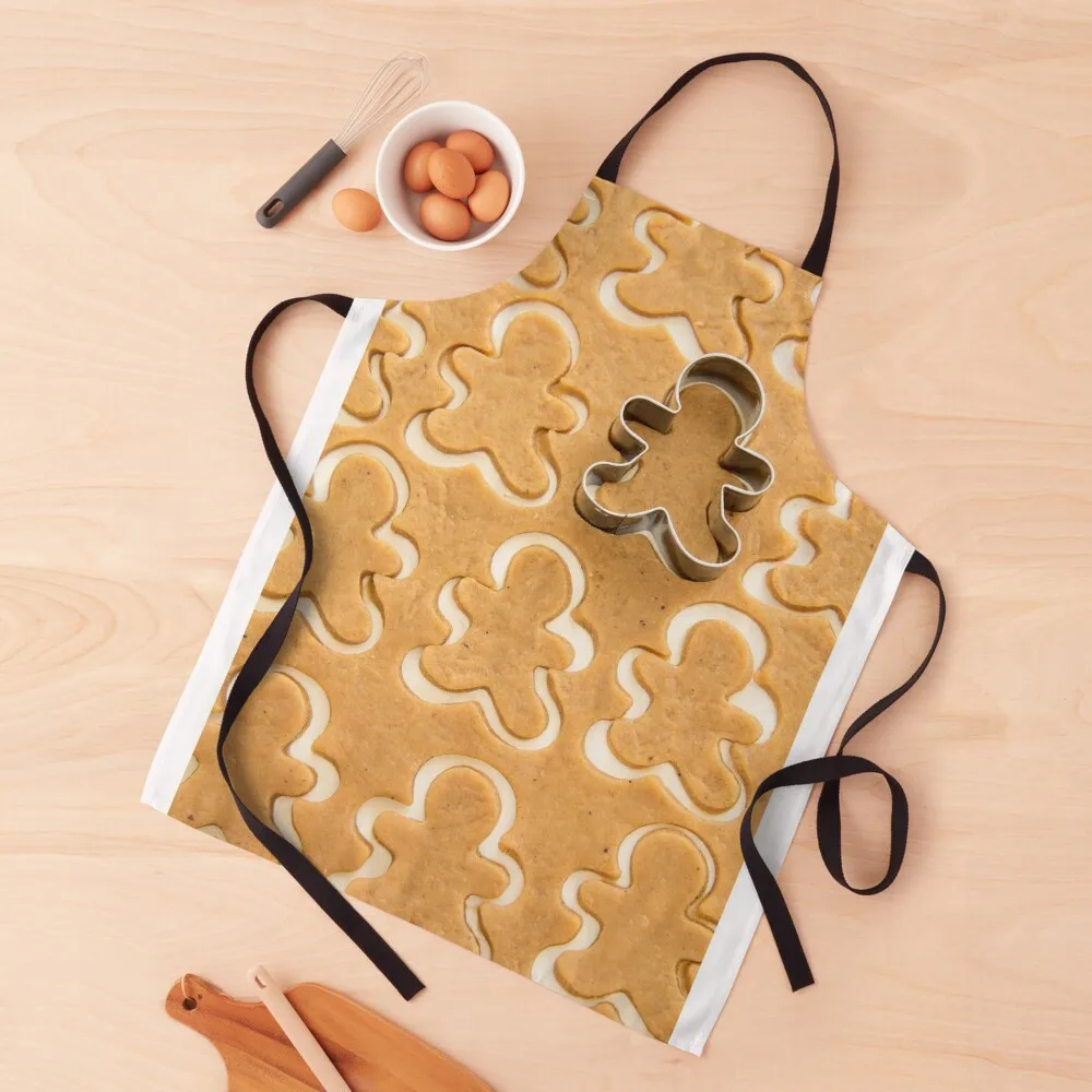 

Baking Gingerbread Cookies Apron Useful Things For Kitchen Waterproof with pockets Apron