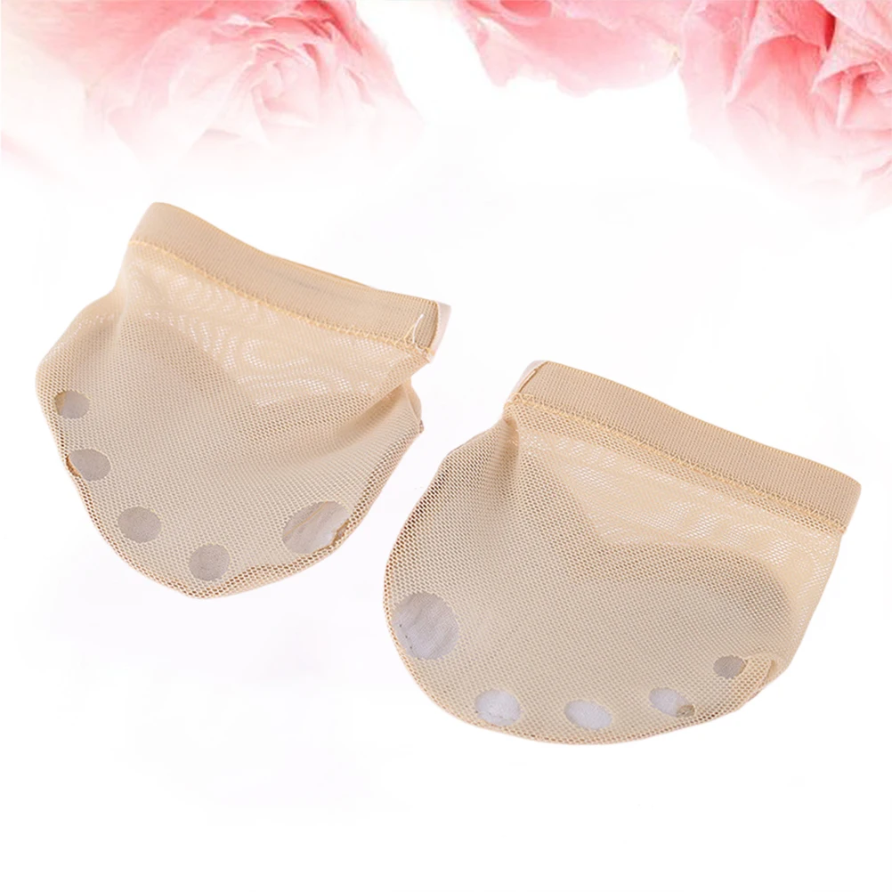 

Dance Shoes Breathable Mesh Half Soles Toe Pads Elastic Band XL Size Ballet Durable Anti Fall Off For Yoga Folk Modern Ballroom