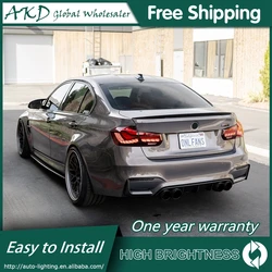 Car For BMW F30 2013-2018 12V LED Real Lamp Fog Lights DRL Hella Tuning Light Car Accessories Supplies F35 320i 325i Tail Lights