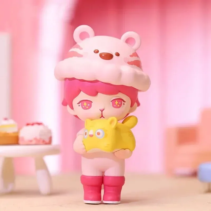 Pop mart coelho série do zodíaco chinês caixa cega brinquedos kawaii anime figura de ação caixa caja surpresa caixa mistério bonecas presente das meninas