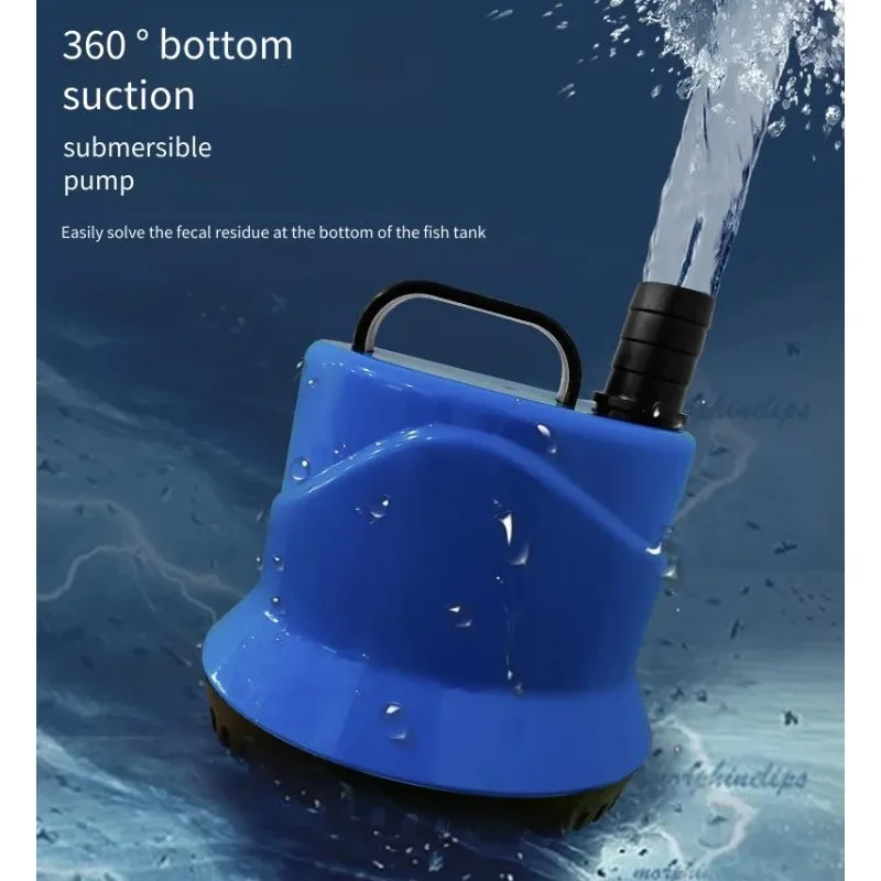 خزان الأسماك مضخة غاطسة صغيرة عمود سيراميك صغير شفط المياه تصفية صامتة أسفل مضخة شفط حوض السمك الغوص مضخات المياه #1