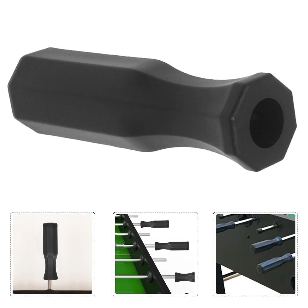 

8pcs Replaceable Table Handles Anti-Skid Grips Plastic Replacement Handles Small Foosball Grips Football Machine Grip Foosball