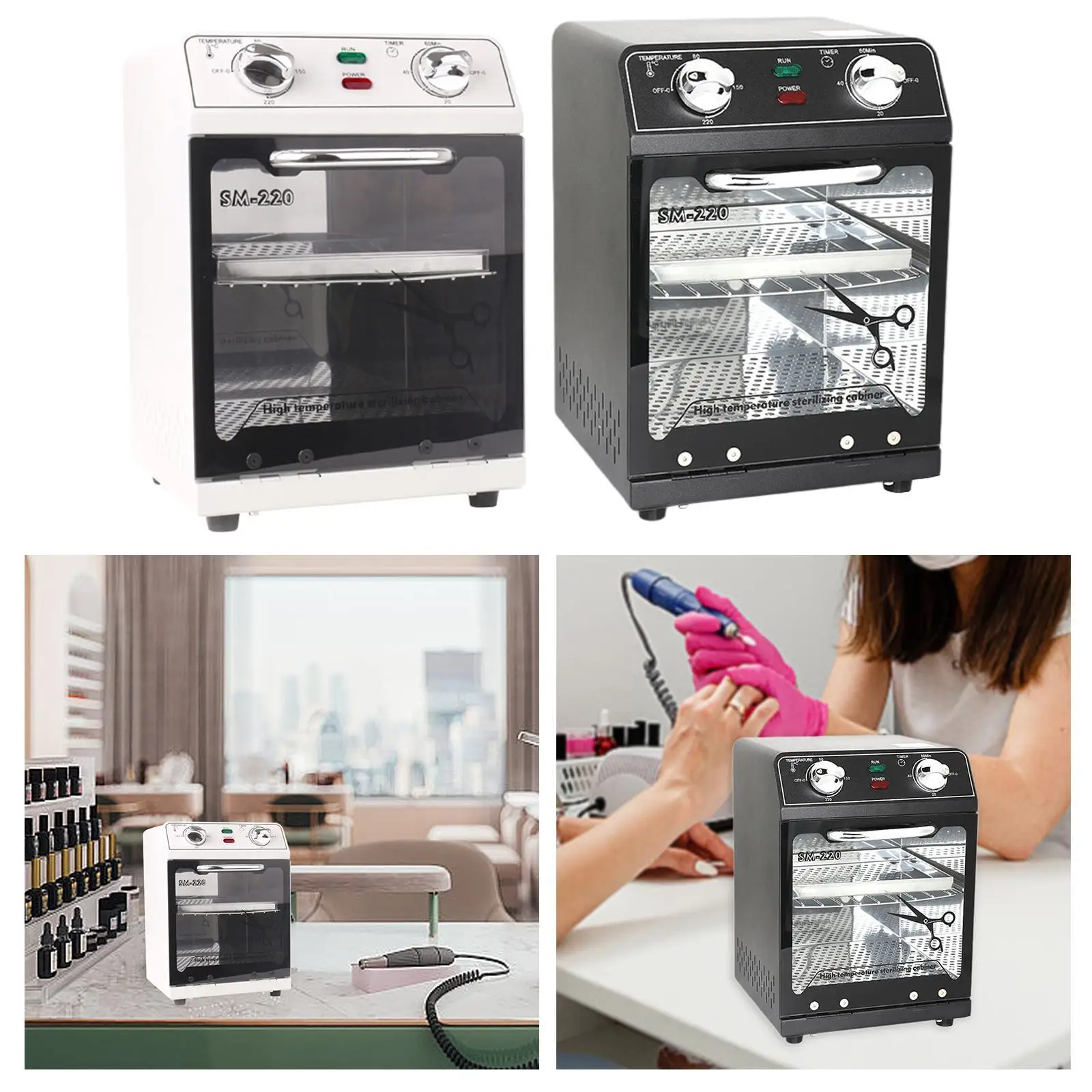 Salon Werkzeuge Reinigungsbox Werkzeug Ausrüstung Haushaltsreinigung Metall Werkzeug Desinfektionsmaschine für Nagelknipser Schlüssel Schönheit Spielzeug SPA