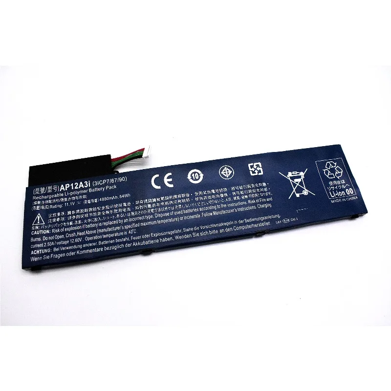 AP12A3I 11,1 В 54 Втч для Acer TravelMate P645-M P658-MG P645-SG P648-G3-M X483-6691 Аккумулятор для ноутбука M5-481T M3-581TG MA50 W700