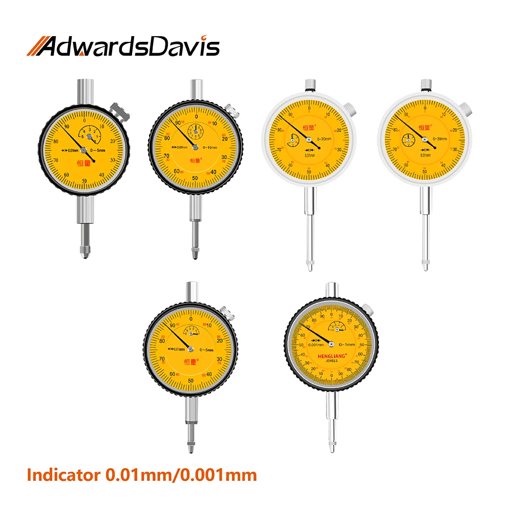 Boutique Mechanical Micrometer Indicator Specification 0-5mm 0-10mm 0-20mm 0-30mm 0-50mm Percentage Indicator Accuracy 0.01mm