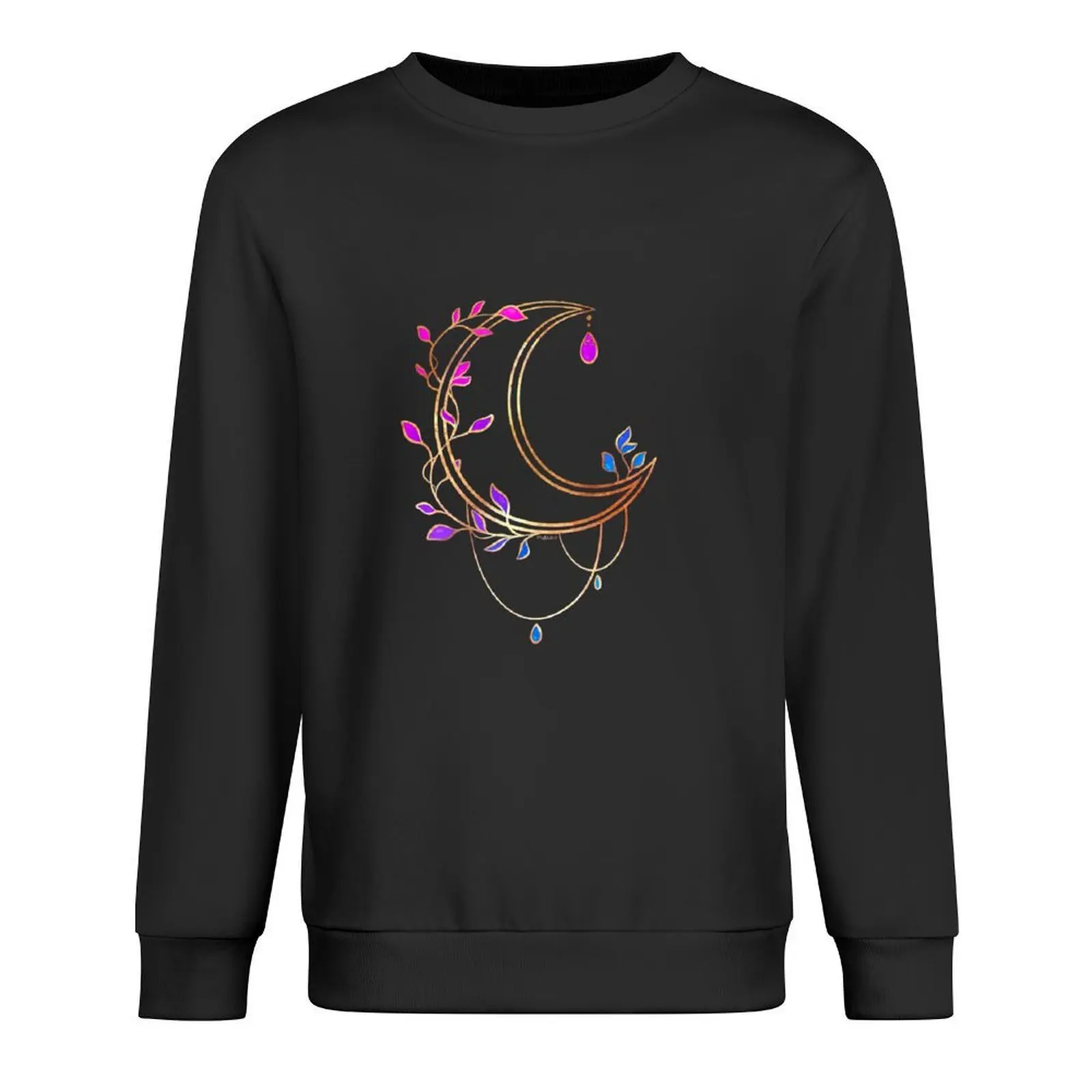 

Subtle Pride Moon - Bisexual Pullover anime clothes men's clothes mens clothing blouse men's sweatshirt