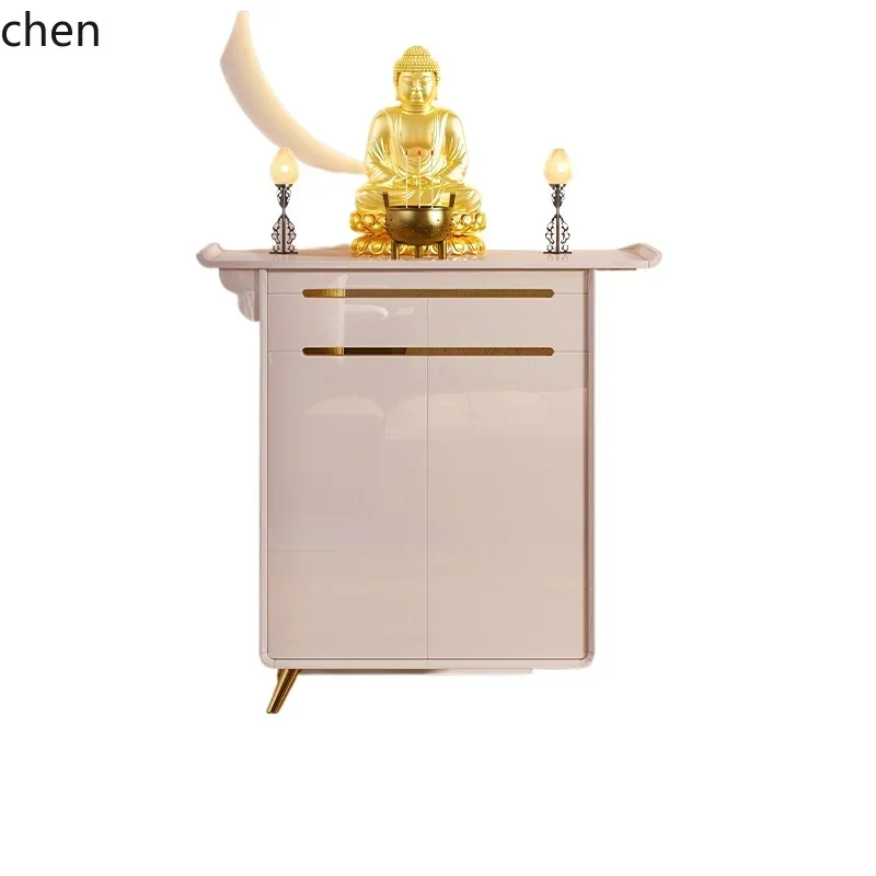 HSN incense case household modern shrine vertical cabinet simple god of wealth offering table shrine cabinet gongtai