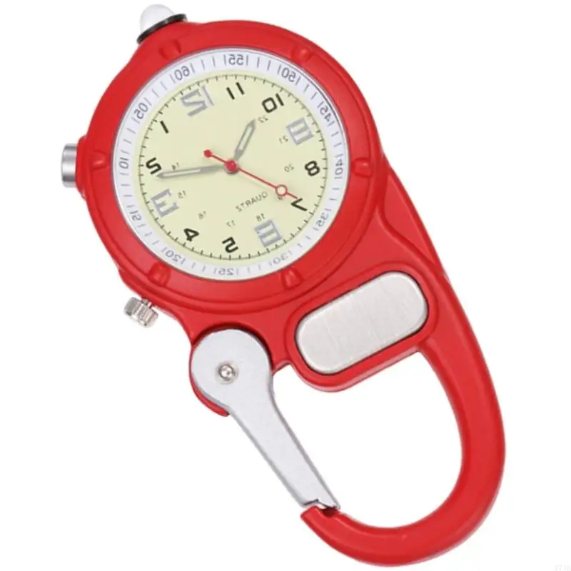 LED Backlight Outdoor Sports Timer Water Resistant Climbing Pocket Watch for Camping Backpacking Activity
