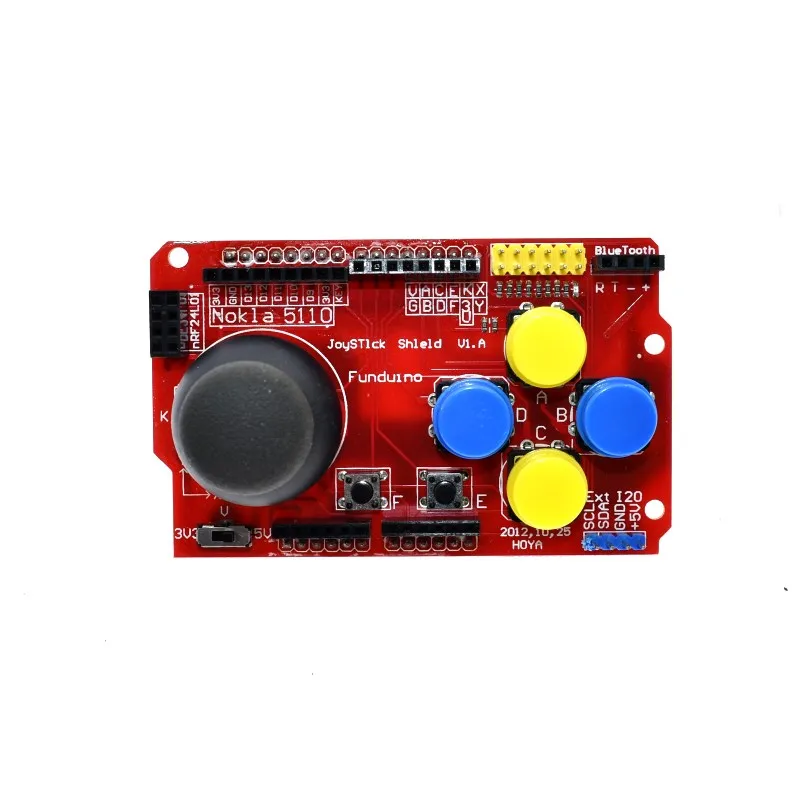 Arduino UNO NRF24L01 Nk 5110 LCD I2C Gamepads JoyStick Keypad Shield PS2