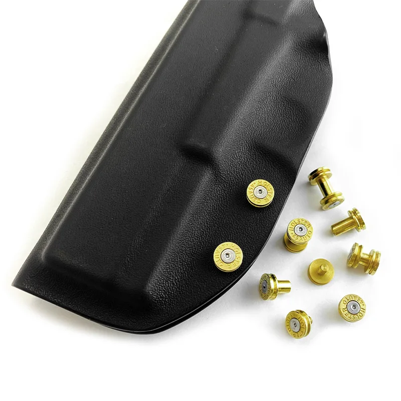 CNC 3 Sizes H62 Brass / Stainless Steel Material KYDEX Holsters Sheath Screws Accessories Bottom Fire Style .45 AUTO