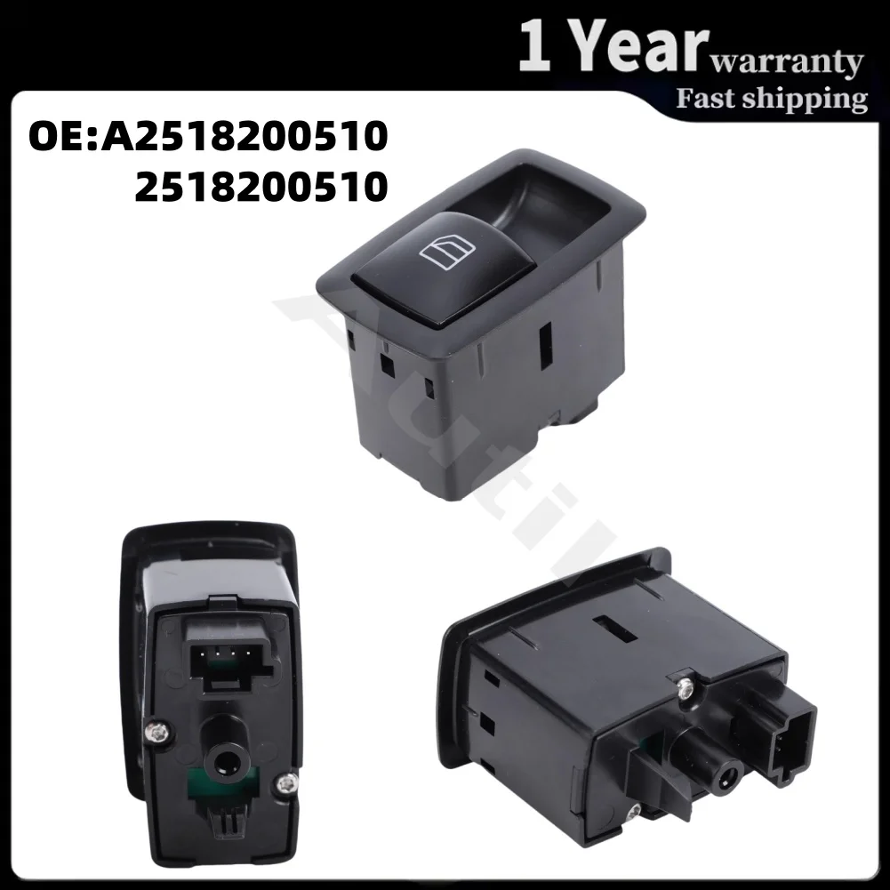 Power Window Control Switch Button A2518200510 for Mercedes‑Benz A B M R GL Class W169 W245 W164 X164 W251 Car Accessories