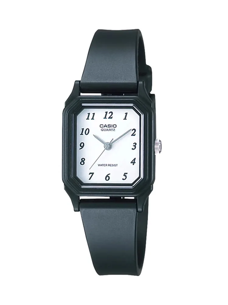 ساعة كاسيو المربعة: تصميم كلاسيكي مدمج ورجعي للطلاب تتميز بساعة كوارتز بسيطة وأنيقة للرجال