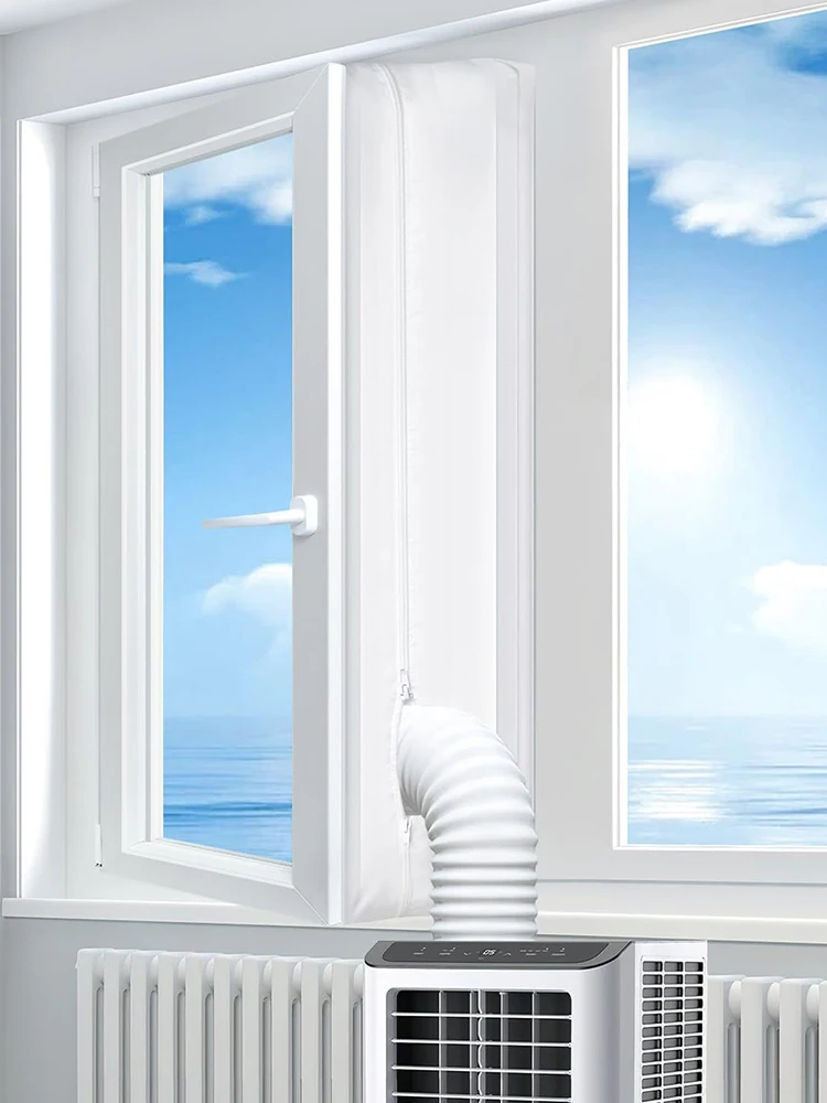 

Уплотнители окон с воздушным замком для портативного кондиционера, гибкая тканевая уплотнительная пластина 300 см для мобильного кондиционера/сушилки Tumble